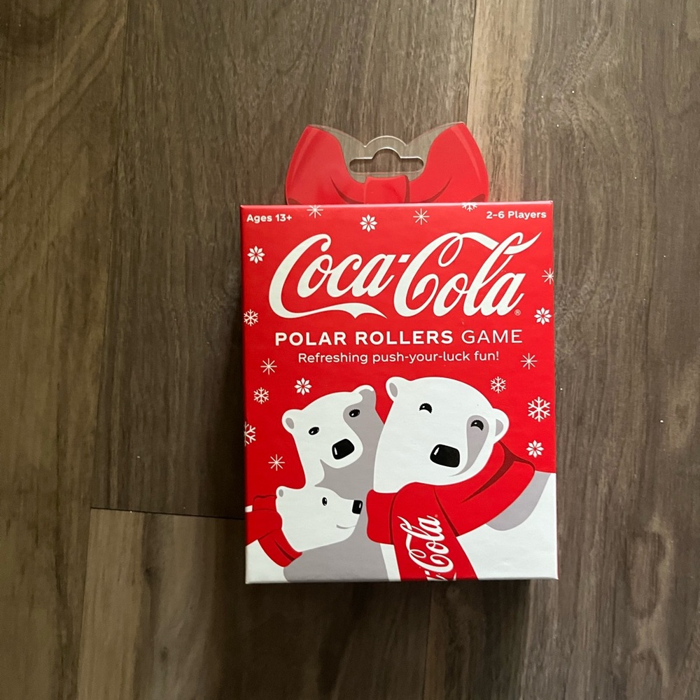 Coca-Cola Polar Rollers Game with Red Accents